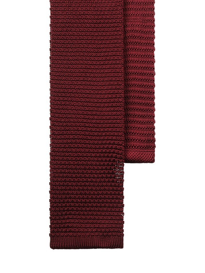Knitted Silk Wide Tie