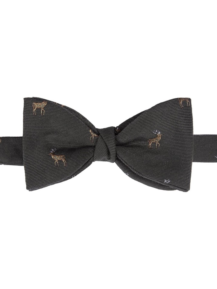 Stag Bow Tie - Ready Tied