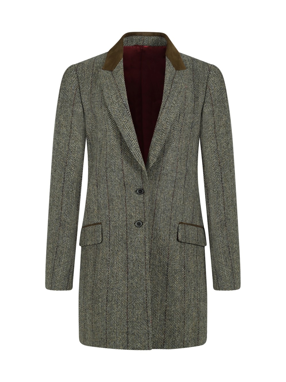 Cateryn Shetland Tweed Coat