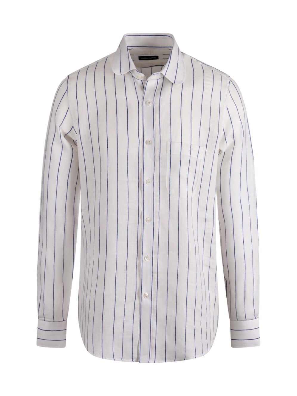Clyde Shirt | Blue Stripe Linen
