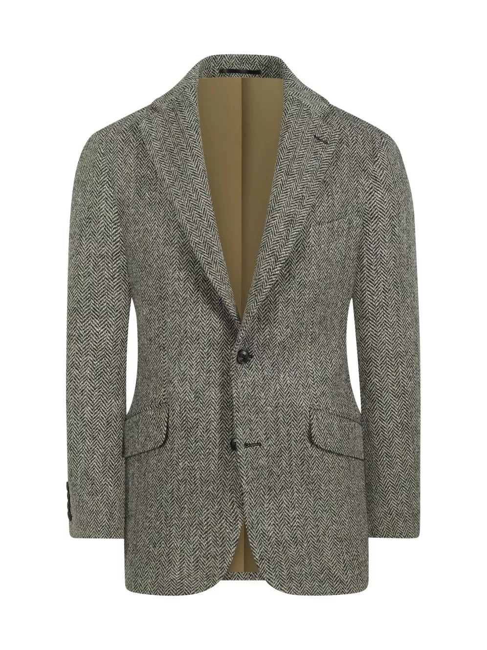 Edward Jacket | Harris Tweed Herringbone, Fawn