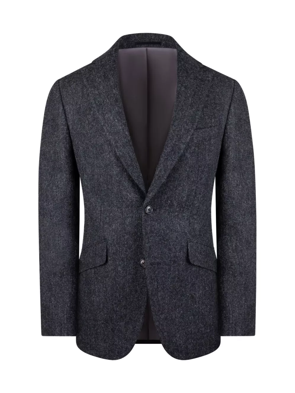 Edward Jacket | Shetland Donegal, Charcoal