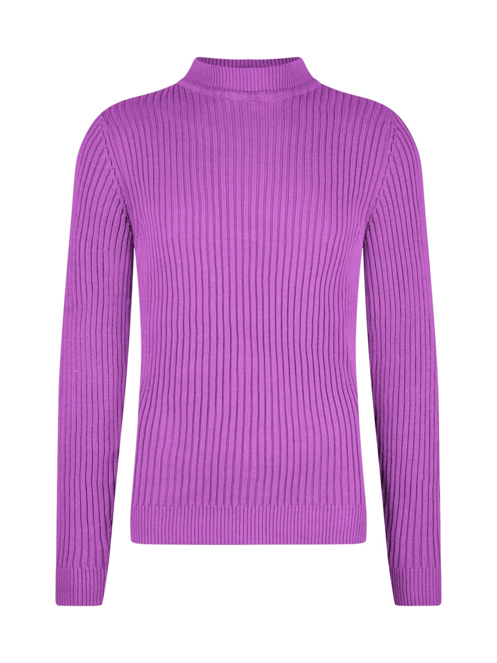 Knox Jumper | Cotton Rib knit | Purple