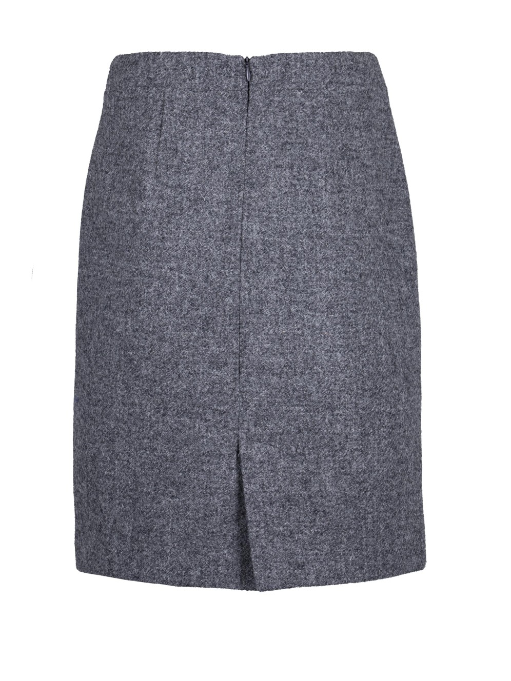 Sheila Skirt | Harris Tweed Plain, Grey