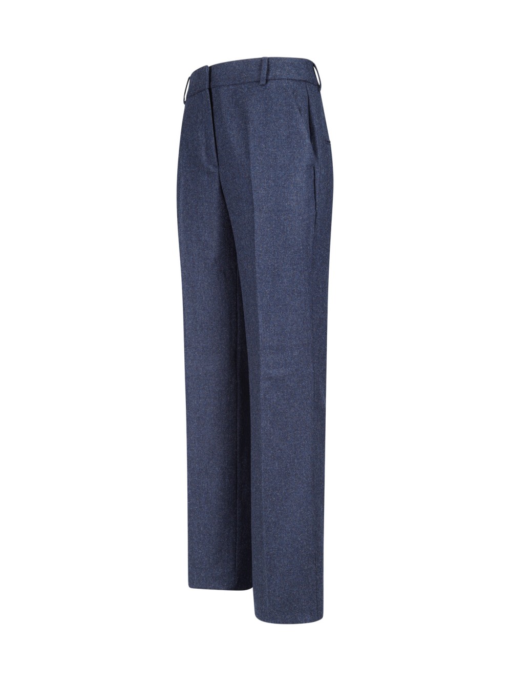 Westray Trousers | Cashmere Wool Herringbone | Navy