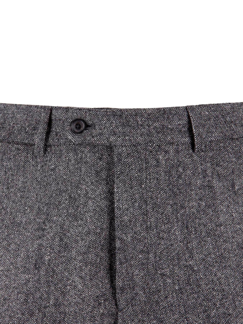 Edward Trouser | Grey Donegal Pattern Shetland Tweed