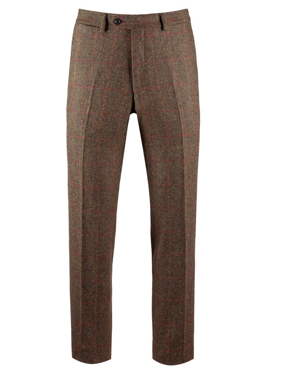 Men's Linen & Harris Tweed Trousers | Walker Slater