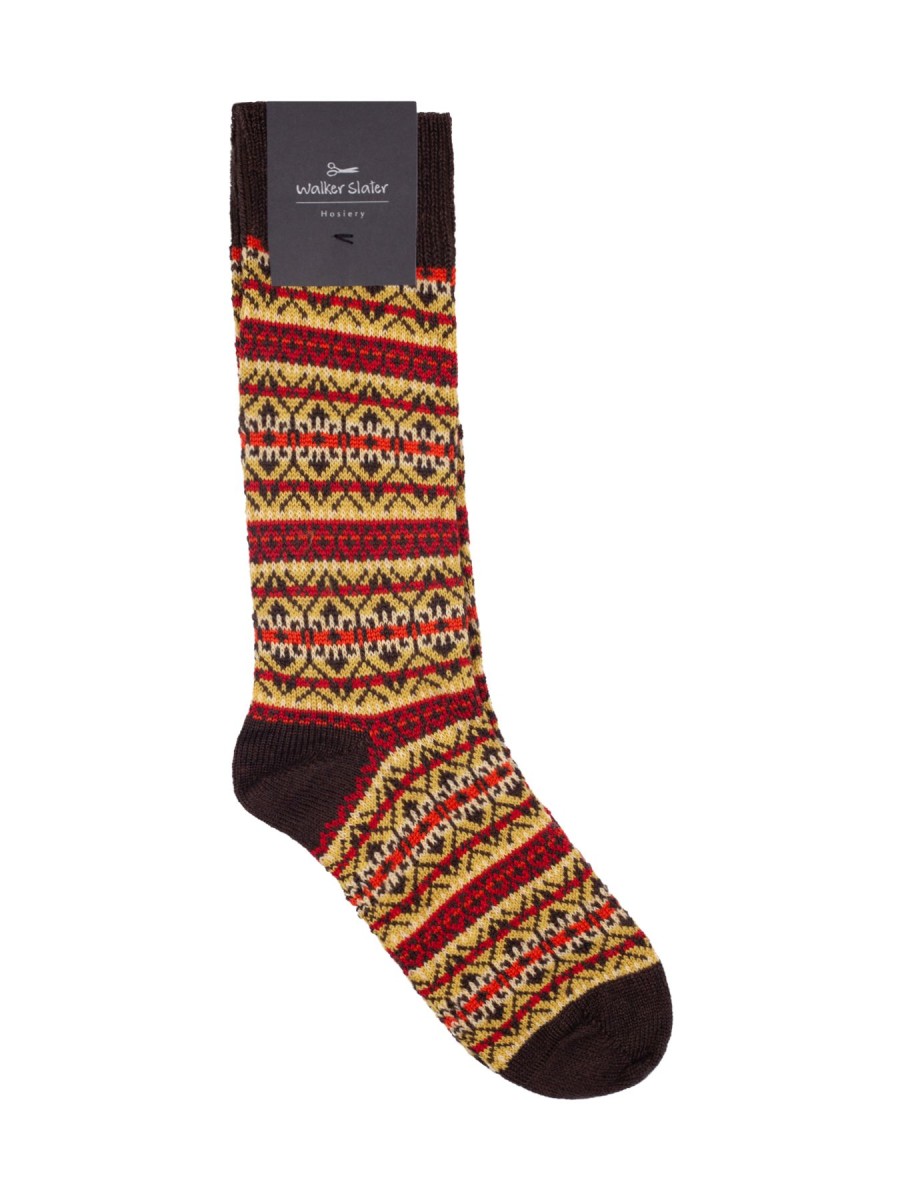 Men's Fair Isle Merino Wool Sock