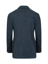 Walker Slater ハリスツイード　ヘリンボーン
チェスターコート Edward Jacket | Harris Tweed Herringbone, Navy